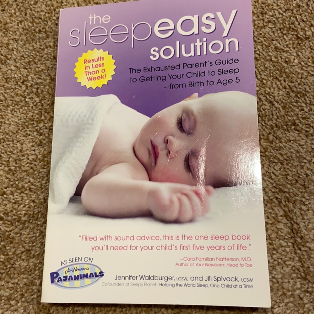 3/$15 books - The sleep easy solution book - the exhausted parent’s guide…